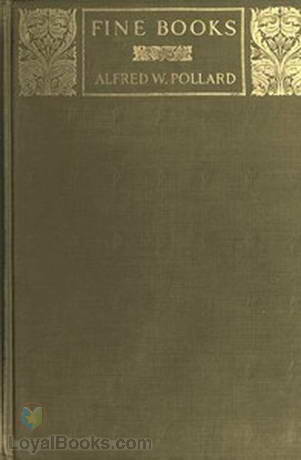 Fine Books by Alfred W. Pollard