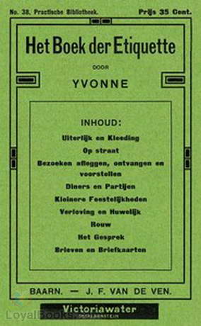 Het boek der Etiquette by Yvonne