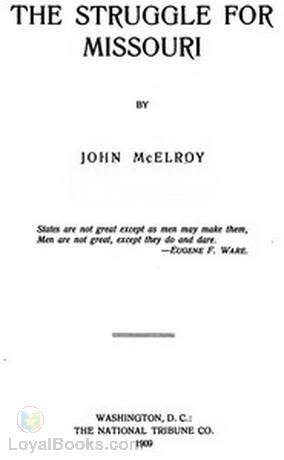 The Struggle for Missouri by John McElroy