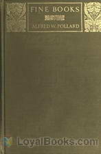 Fine Books by Alfred W. Pollard