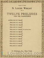 Twelve Preludes for the Pianoforte Op. 25 I. Prelude in F Major by N. Louise Wright