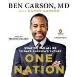 One Nation: What We Can All Do to Save America's Future by Ben Carson, MD, Candy Carson