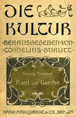 Kant und Goethe by Georg Simmel